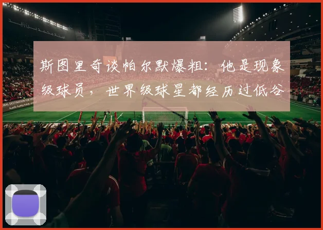斯图里奇谈帕尔默爆粗：他是现象级球员，世界级球星都经历过低谷