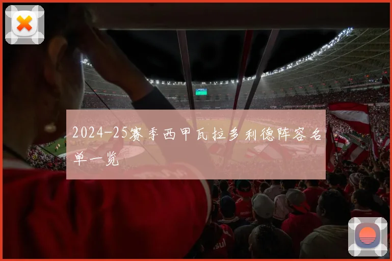2024-25赛季西甲瓦拉多利德阵容名单一览
