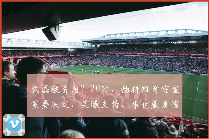 武磊被弃用？20时，扬科维奇官宣重要决定，吴曦支持，韦世豪看懂了